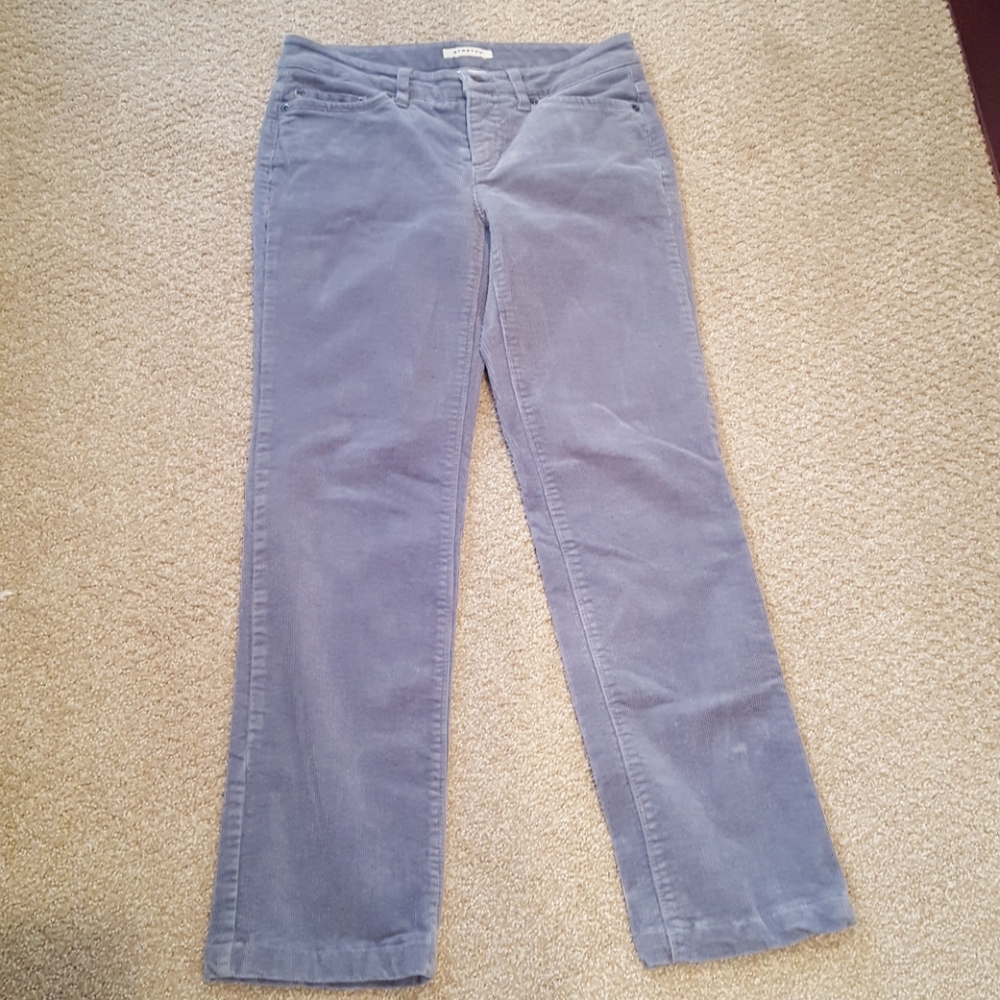 Corduroy gray jeans